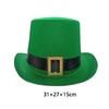 Black Ribbon Leprechaun Hat Unisex St. Patrick's Day Costume St. Patrick's Day Green Hat  Women