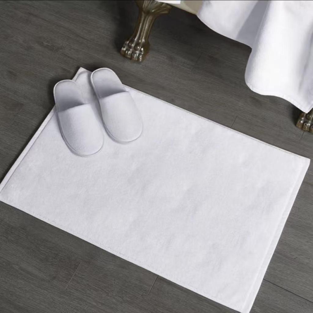 Роскошные белые банные и напольные полотенца из 100% хлопка - Очень большие, толстые и впитывающие для отелей и спа