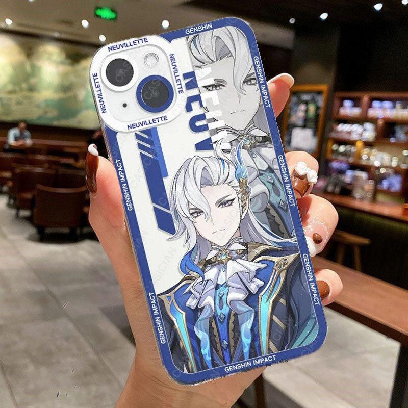 Чехол для телефона Genshin Impact для Samsung S25 S24 S20 S21 S22 S23 Plus Ultra S20 S21 S23 FE A16 Странник Невлетт Фурина