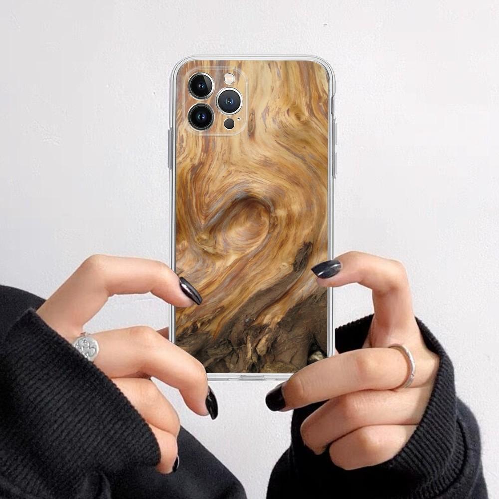 Чехол для телефона с текстурой дерева для iPhone 16 15 8 7 6 6S Plus X SE XR XS 14 11 12 13 Mini Pro Max