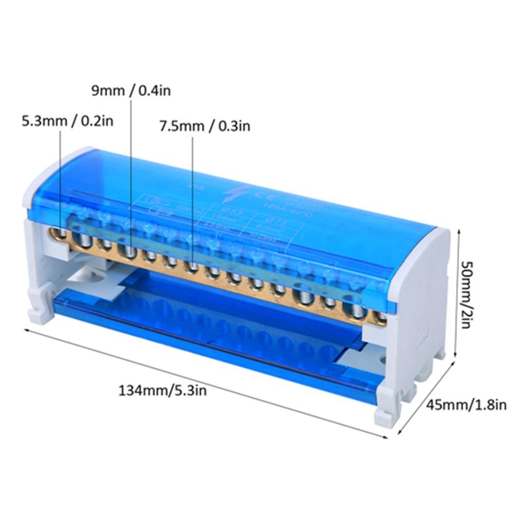 2-Level Terminal Distribution Box 125A/500V Distribution Box Industrial Applications