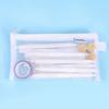 Large Capacity Stationery Bag Transparent Pen Bag Simple Zipper Bag  School Supplies
