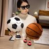 Креативная имитация баскетбола, футбола, кукла-мальчик, плюшевая игрушка, куклы, подарить парню, милый подарок на день рождения