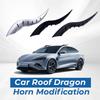 1 Pair Dragon Horn Car Roof Decoration Fantasy Creative Auto Roof Ornament Dragon Horn Shaped Car Exterior Decoration