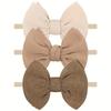 3pcs/set Soft Bows Elastic Nylon Headband for Girls Bowknot Infant Cute Hair Clip Kids Toddlers Hair Bands Hair Accessories