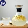 Прозрачный стеклянный графин 1 л/1,5 л с крышкой из нержавеющей стали, графин для вина, термостойкий кувшин для молочного сока, подарки, бутылка для воды, чайник