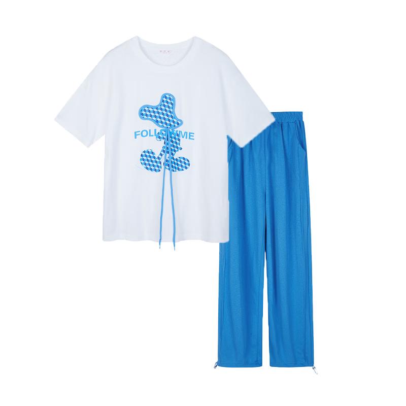 Fulomi Girls' Summer Short Sleeve & Pants Set