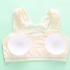 Racerback Milk Silk Sports Bra with Sponge Pads