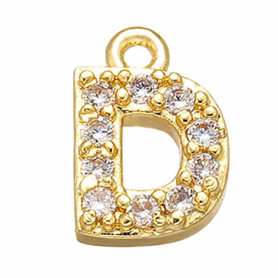 Necklace Pendant 26 Letters Rhinestones Jewelry Cute Sparkling Jewelry Pendant