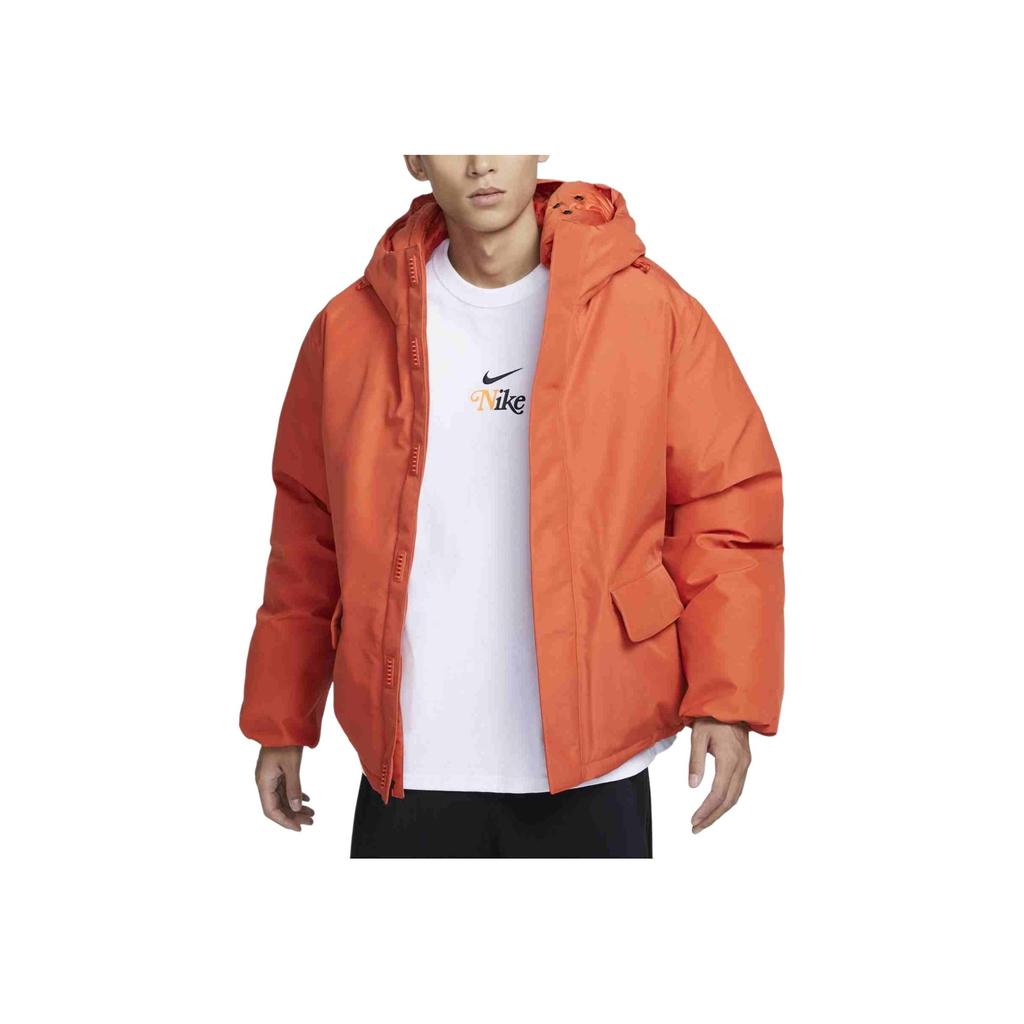 Nike Куртка мужская водонепроницаемая однотонная модная универсальная с технологией Gore-Tex Therma-Fit Tech Coral-Red FZ0725-846