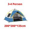 Палатка One-touch, автоматическая, водонепроницаемая, для кемпинга, на 1 человека, на 4 человека, легкая, быстро открывающаяся, портативная, складная, пляжная палатка