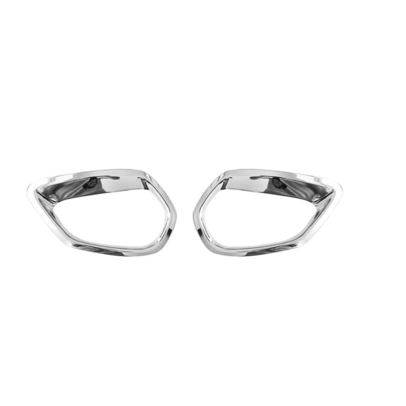 Rear Fog Light Lamp Cover Chrome Trim Trims 2pcs for MITSUBISHI Outlander 2016 Accessories Car