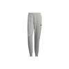 Logo Print Elastic Cuff Jogging Pants Men Bottoms Grey IB2732
