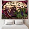 Custom Name Hocus Pocus Print Tapestry, Backdrop, Easy Setup, Ideal for Bedroom, Office & Living Room, with Aesthetic Wall Hanging Decor.