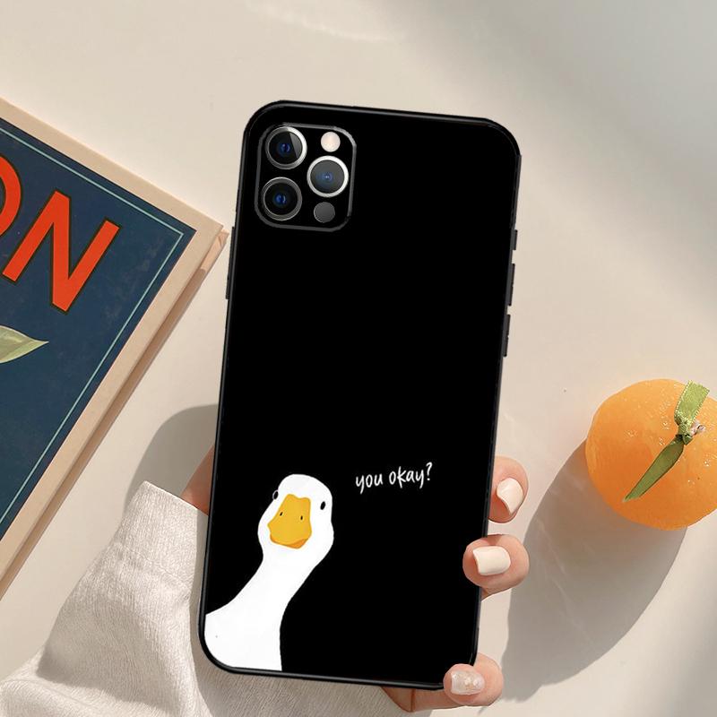 Чехол для телефона Untitled Goose Duck Game для iPhone 16 15 14 Pro Max 11 12 13 Pro Max Mini XR 16 15 Plus 16e