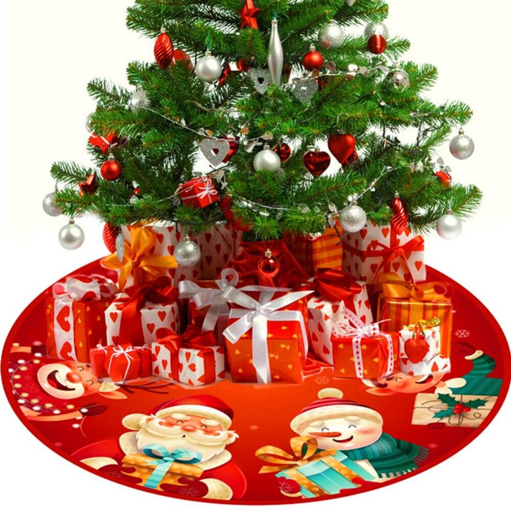 Christmas Tree Skirt Christmas Tree Mat Hoilday Party Home Decorations CDN