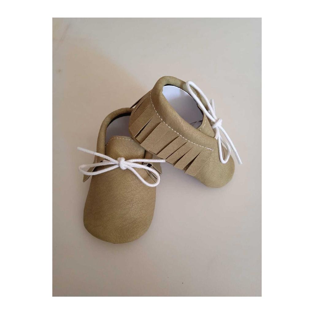 Детские коричневые пинетки унисекс
