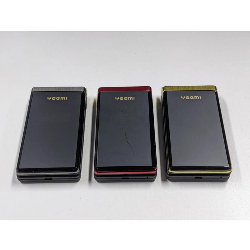 YEEMI M2-C 2G Button Phone 2.84inch Double Screen MTK GSM 2G Flip Mobile Phone Big Letters Vibration MP3 Bluetooth CellPhone For Elderly