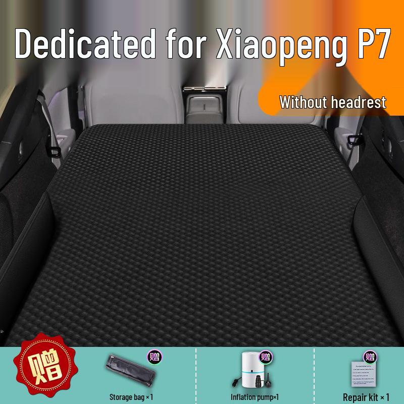 XPeng P7 Car Mattress Rear Seat Inflatable Sleeping Pad & Air Cushion Bed with Essential Items