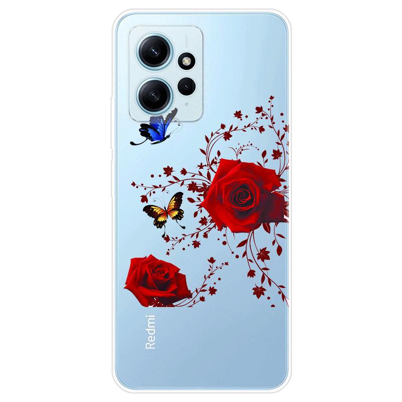 Для Xiaomi Redmi Note 12 Note12 4G чехол Мягкая силиконовая задняя крышка Мультяшный чехол для телефона Разнообразие