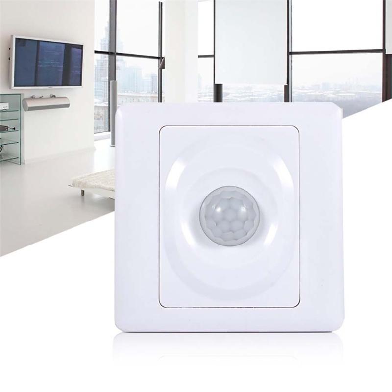 Автоматический ИК-датчик движения PIR 220В, настенный переключатель, светодиодный ночник