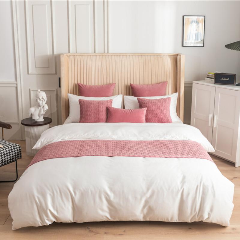 Складчатая бархатная дорожка с волнистым узором для дома, отеля, кровати, полотенце, дорожка для стола, обеденная, свадебная вечеринка, декор, хвостик кровати, полотенце, флаг для кровати