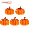 1-10PCS LED Glowing Pumpkin Halloween Decorations Tabletop Ornaments Spooky Props for Haunted House Party Home Desktop Display