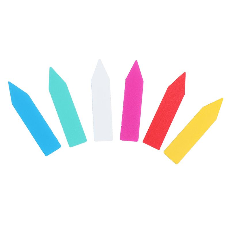 100 шт. 5*1 см этикетки для растений, комнатные бонсай, именная бирка, пластиковые многоцветные