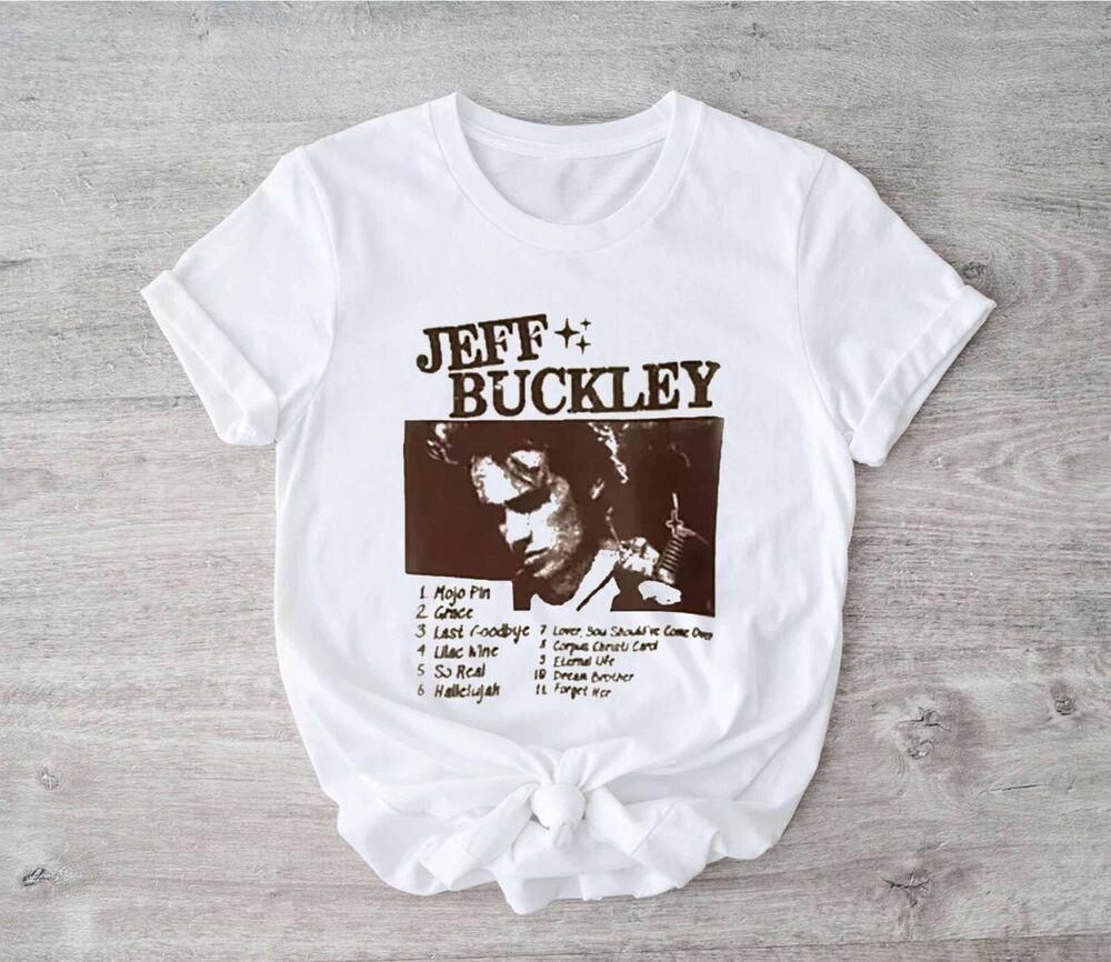 Jeff Buckley T-Shirt, Jeff Buckley Boy Tour 1995 Music Tour Shirt Unisex T-Shirt