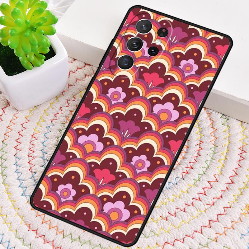 Крутой винтажный чехол в стиле 70-х для Samsung Galaxy note 10 pro S26 Ultra S23 S24 FE S25 S21 S22 PLUS ударопрочный чехол