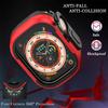 Металлический корпус для Apple Watch Ultra 49 мм, аксессуары, протектор, бампер из ТПУ, закаленный чехол iwatch series 8, 7, 6 se, 45 мм, 41 мм, 44 мм, 40 мм