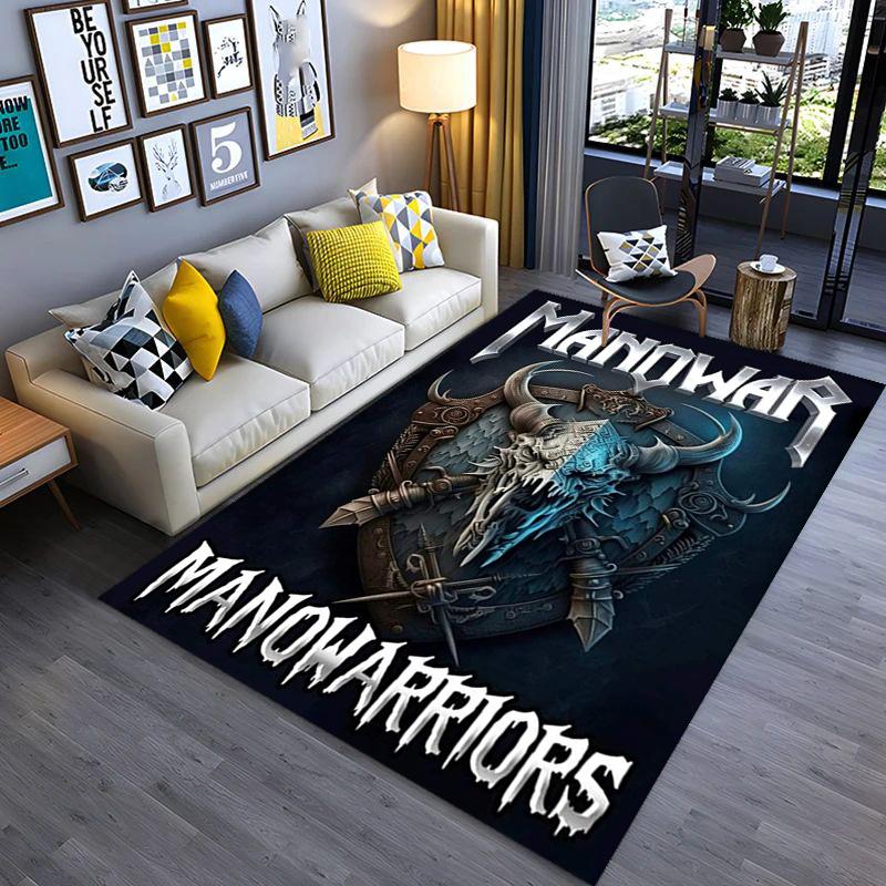 Manowar: Power Glory carpet Suitable for all seasons Home Decor Room Art Doormat