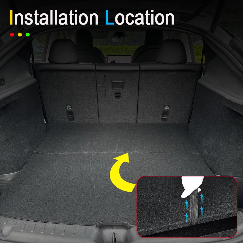 Rear Trunk Rope DrawString For Tesla Model Y 2021-2026 Open Tail Box Cover Handle Pull Strap Car Organizer Accessories Gadgets