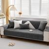 Sofa Cushion Autumn and Winter Non-Slip Seat Cushion Winter Sofa Slipcover Sets Cover Cloth Thickened Fleece Seat Cushion