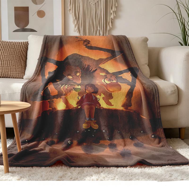 spirited away Soft and comfortable flannel Suitable for sofas living rooms outdoor camping travel and also makes a great anniversary gif