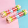 Montessori Baby Rain Stick Rainbow Hourglass Rain Music Rattle Baby Educational Toy Rainmaker Montessori Sensory Toys for Kids
