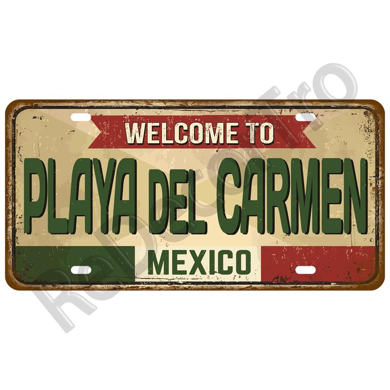 Famous City Art Plate Poster Metal Sign Vintage Home Decor Retro Metal Tin Signs Pub Club Bar Car Garage Wall Art Home Decor