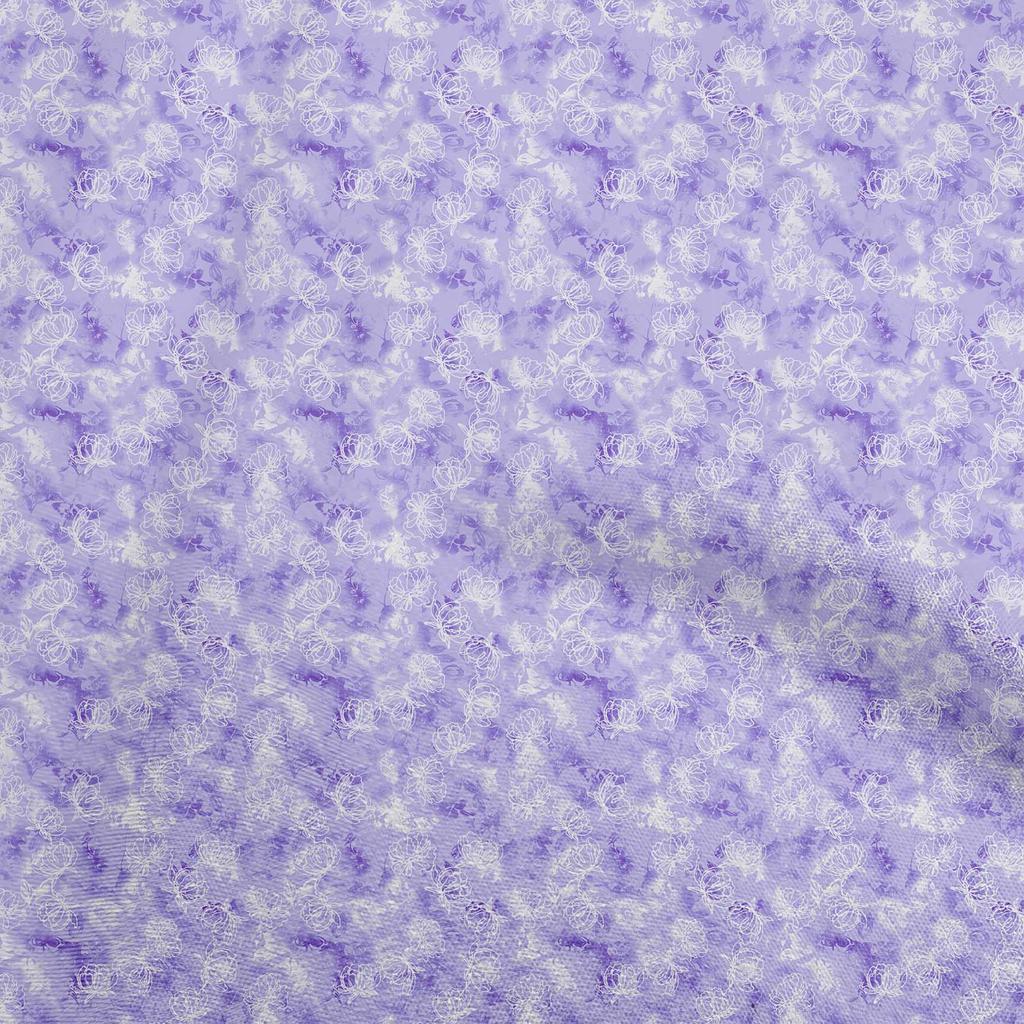 oneOone Ткань Cotton Flex Green, азиатская, с узором «Tie & Dye», с цветочным рисунком, декоративная ткань, напечатанная по ярдам, 40 дюймов