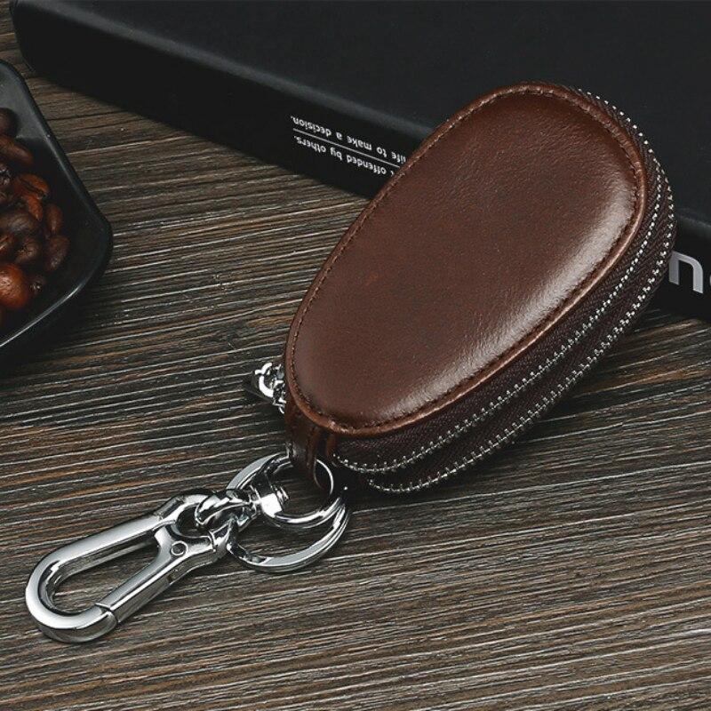 Новый брелок для женщин из натуральной кожи, ящик для ключей для автомобильных ключей, чехол, мини-карманный кошелек для ключей, сумка для монет, женские кошельки