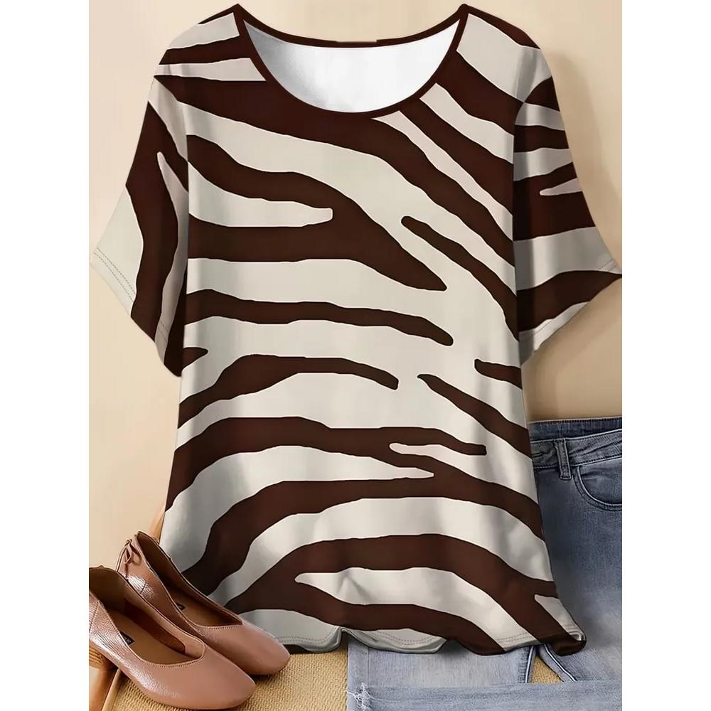 Fashion Versatile Short Sleeve Casual Simple Women's Top Loose T-Shirts Women’s