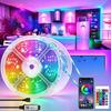 RGB Светодиодная лента USB Умная светодиодная лента Синхронизация с музыкой Приложение Удаленное управление Гибкая светодиодная лампа Лента для комнаты ТВ Подсветка Декор