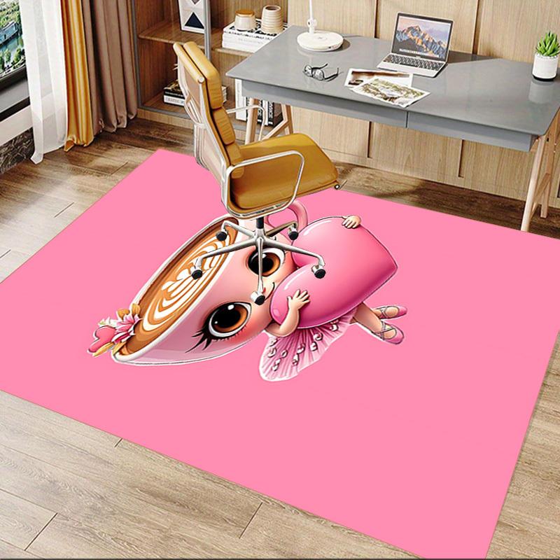 1PC coffee heart Extra Large Non Slip Floor carpet, Office, family, bedroom, Studio Large Area Rug Indoor Rugs