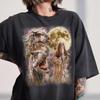 Carnotaurus Dinosaur Shirt, Roaring Dino Tee, Full Moon Prehistoric Gift