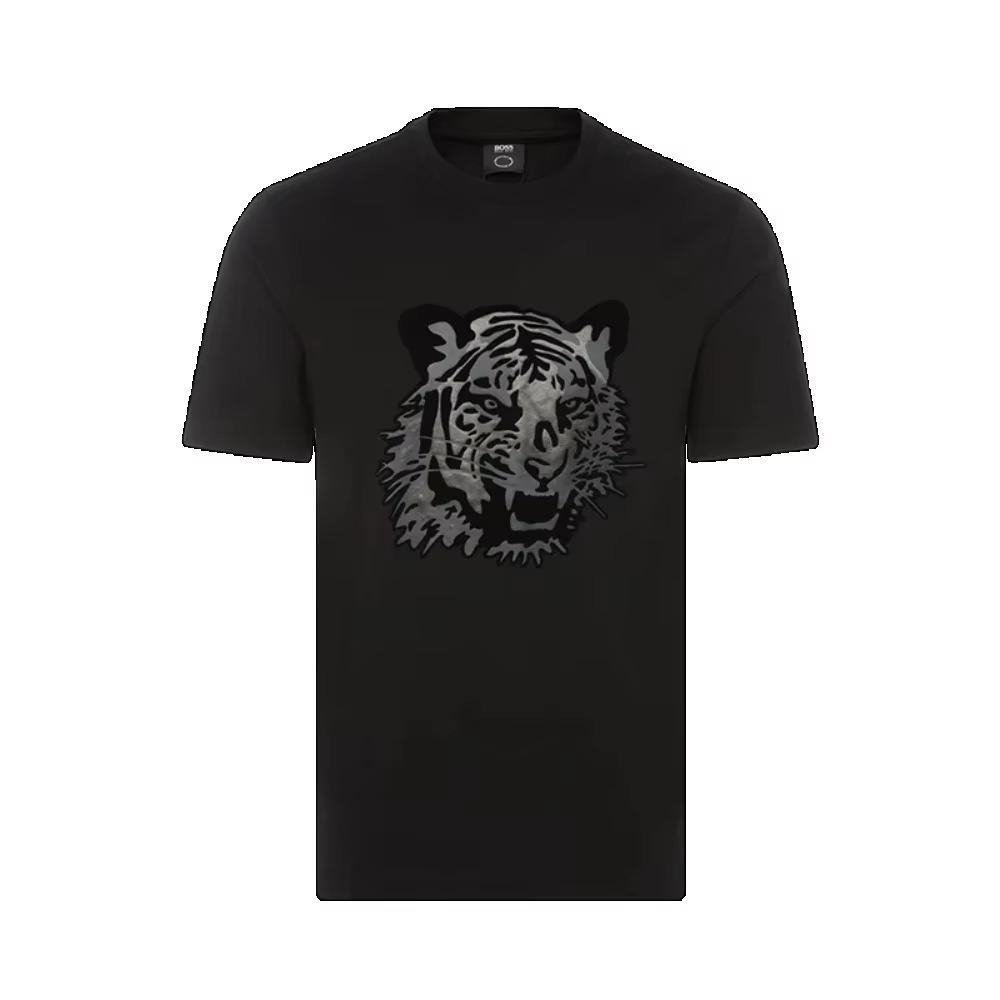 Горячая Распродажа Летняя Мужская Женская Футболка Дизайнерская Тренд Футболка HUGO Принт Короткий Рукав Хлопковая Футболка Бренд Футболка Оверсайз Топ Одежда