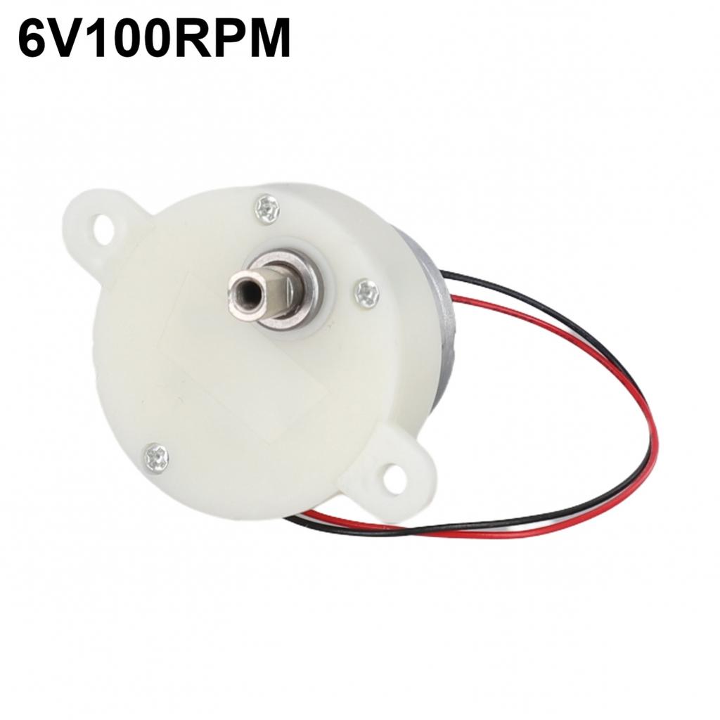 Type DC V Plastic Gear Motor Double Flat Tapping Hole