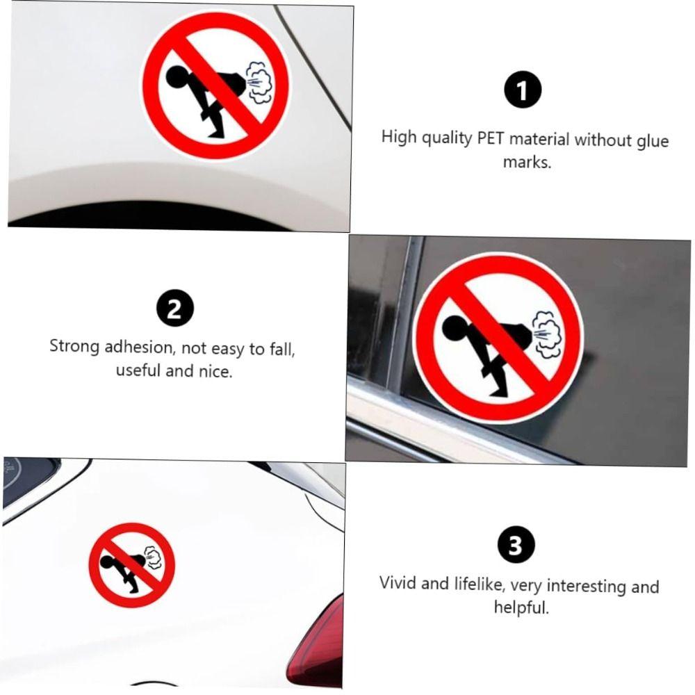 ПВХ Наклейки Собакам Писать Запрещено Наклейки Не Пердеть Наклейка на Автомобиль Предупреждающий Знак