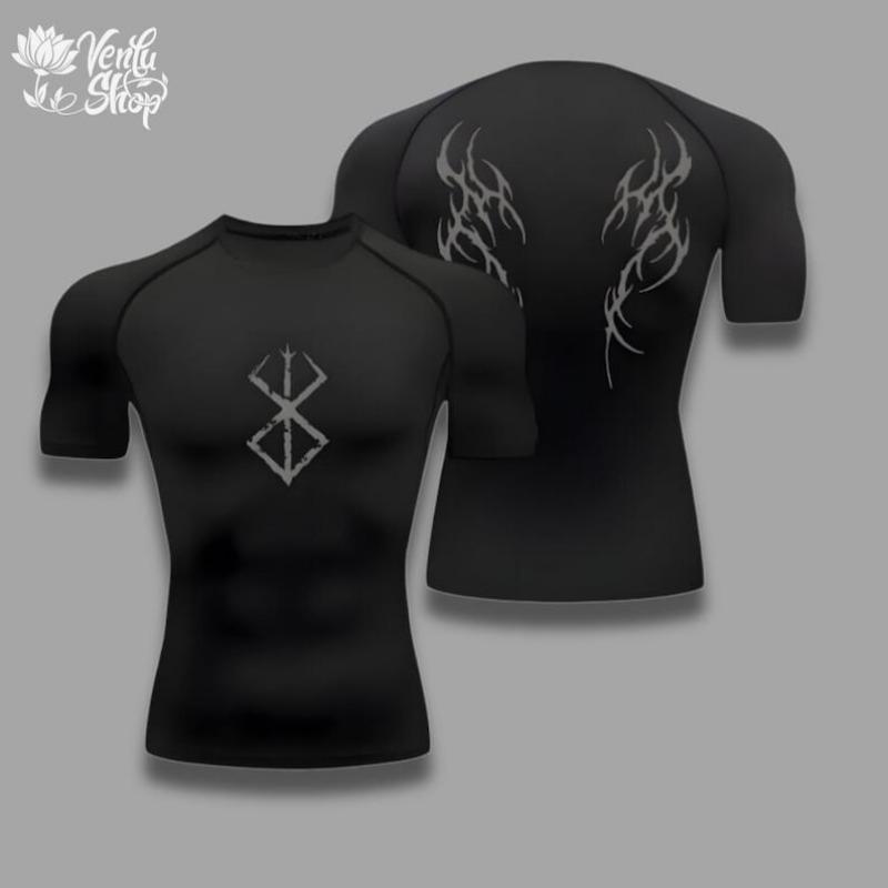 Guts Compression Shirt | Berserk, Anime, Guts, Gymwear, Gymclothing, Animeshirt, Compressor, Muscles, Gym Aesthetics, Animewear, Shape Wear