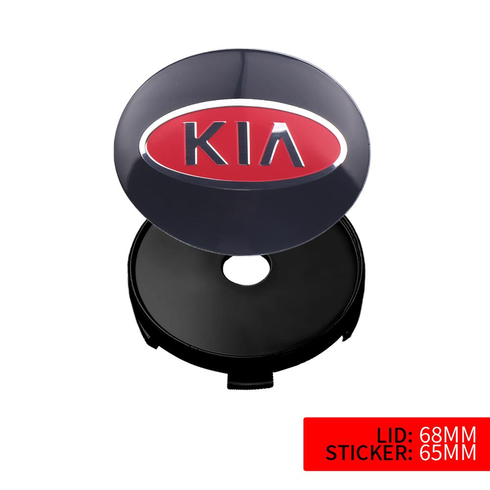 AANP1 4pcs 60MM 68MM Car Wheel Center Hub Cap Cover For KIA Sportage Niro Rio Ceed Cerato Soul Sorento Picanto Optima K K5 Sonic Forte