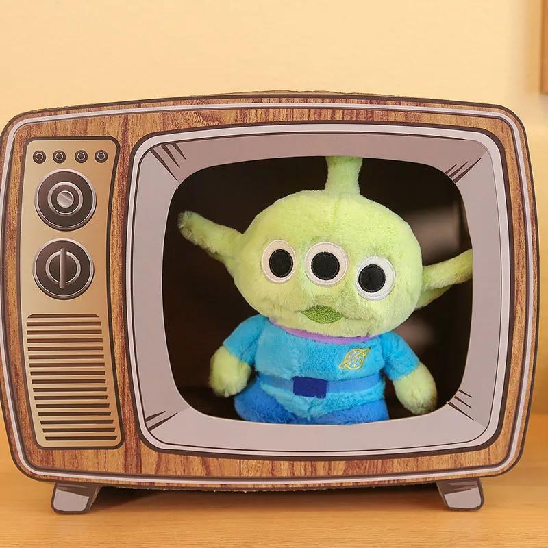 Three Eyed Monster Plush Toy Anime Story Alien Character Model Three Eyed Monster Doll Cute Christmas Birthday Gift