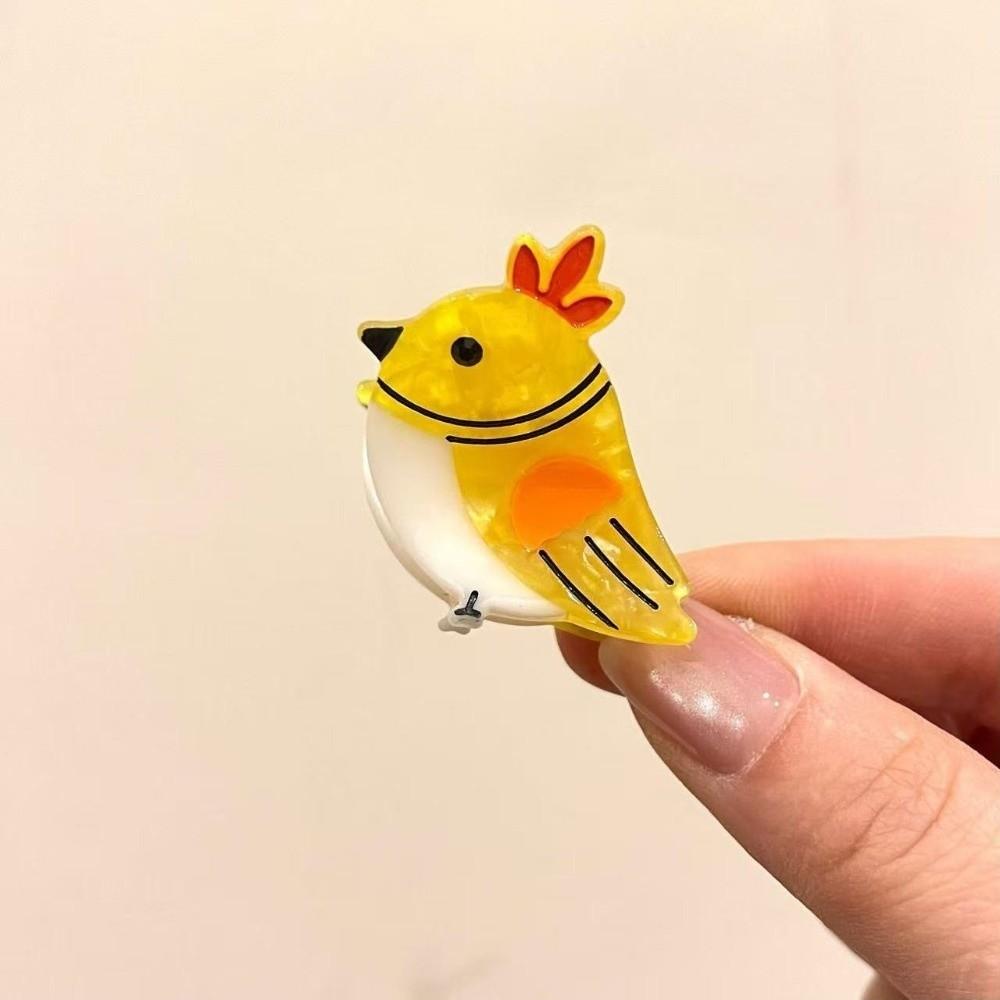 Mini Size Bird Hair Claw Acetate Women's Hairpin Cute Hair Clip